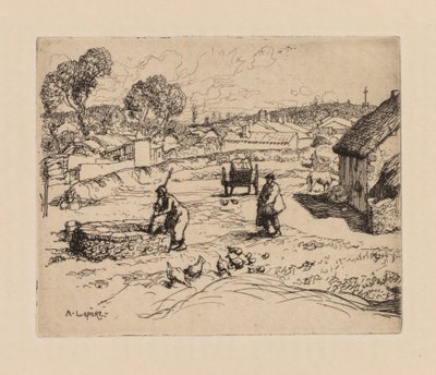 オーギュスト・ルペール: La Masure (Vendee) 作： Auguste Louis Lepère