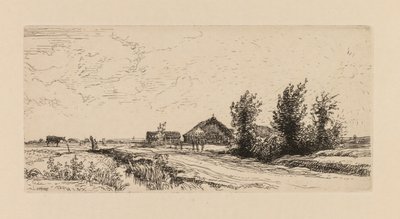 オーギュスト・ルペール：小さな牛飼い 作： Auguste Louis Lepère