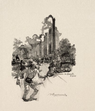 アベニュー ラ モット ピケ 作： Auguste Louis Lepère
