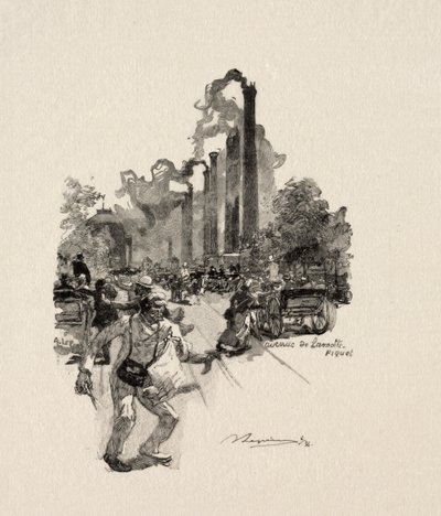 アベニューラモット-ピケ。 作： Auguste Louis Lepère