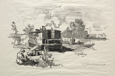 ハウジングボート 作： Auguste Louis Lepère