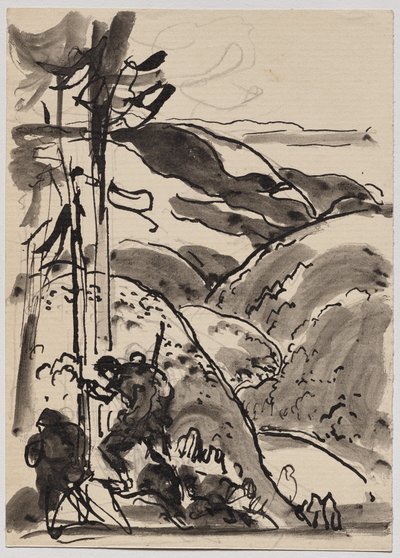 ヴォージュで 作： Auguste Louis Lepère