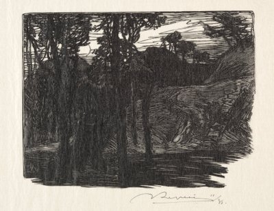 イブニング。 作： Auguste Louis Lepère
