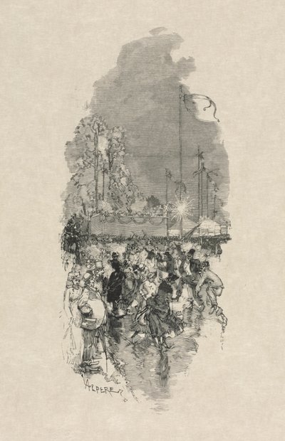 フェスティバル 作： Auguste Louis Lepère