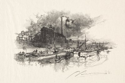 漂白。 作： Auguste Louis Lepère