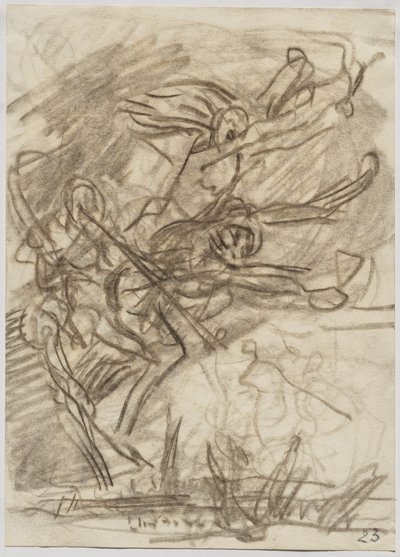 大地に溶ける死と情熱 作： Auguste Louis Lepère