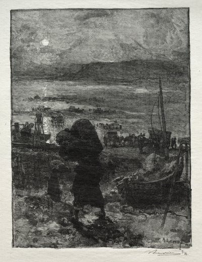 砂の収穫 作： Auguste Louis Lepère
