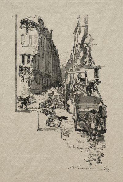 ヴィクトル クーザン通り 作： Auguste Louis Lepère