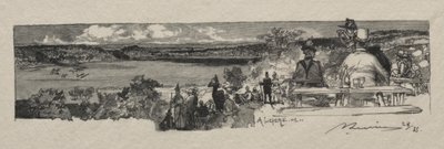 Vallee de la Solle。 作： Auguste Louis Lepère