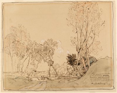 風景 作： Auguste Louis Lepère