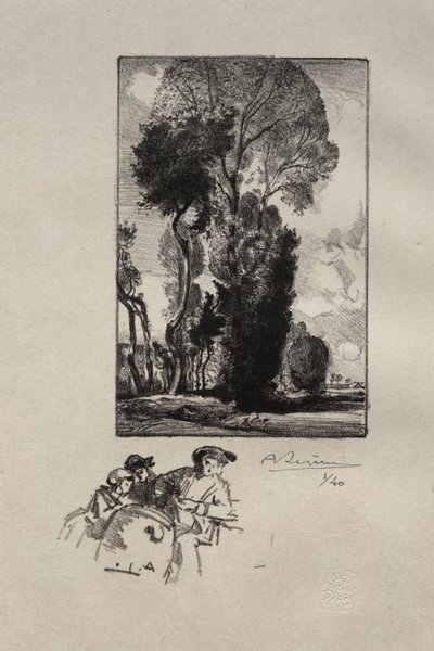 ボカージュ 作： Auguste Louis Lepère