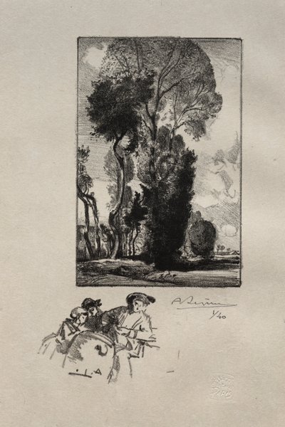 ボカージュ。 作： Auguste Louis Lepère