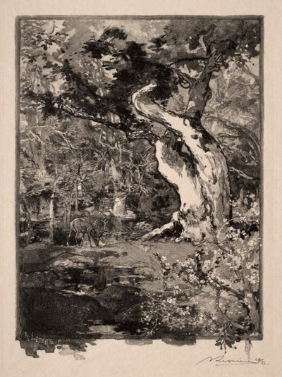 ル クロヴィス、ベルクロワ高原 作： Auguste Louis Lepère
