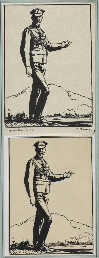大公ビクター、1914年。 作： Auguste Louis Lepère