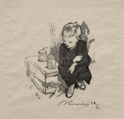 その少年はその時、1889年でした。 作： Auguste Louis Lepère