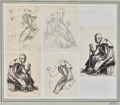 セルビアのピーター王 作： Auguste Louis Lepère