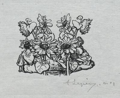 パリ年鑑、1897年: テールピース、夏 作： Auguste Louis Lepère