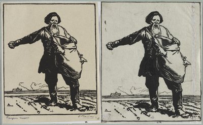 ロシアの農民 作： Auguste Louis Lepère