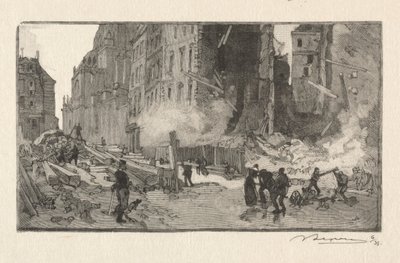 GersonとRue Restotを配置します。 作： Auguste Louis Lepère
