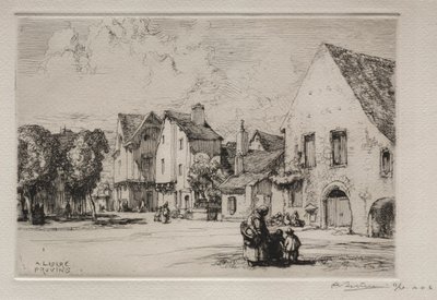 Provins。 作： Auguste Louis Lepère