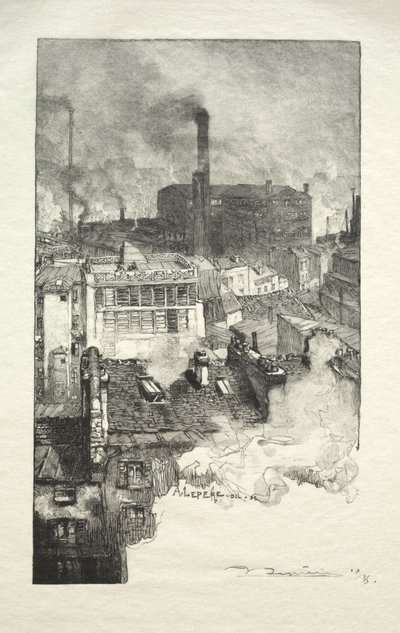 ゴブラン地区 作： Auguste Louis Lepère