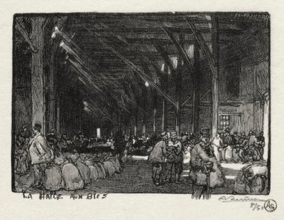 ルーアンイラストレイテッド：ラハレオブレス、1896年。 作： Auguste Louis Lepère