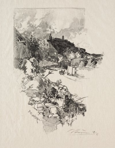 ヴェルサイユへの道 作： Auguste Louis Lepère