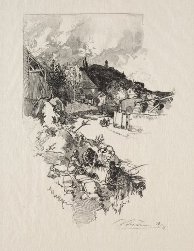 ベルサイユへの道。 作： Auguste Louis Lepère