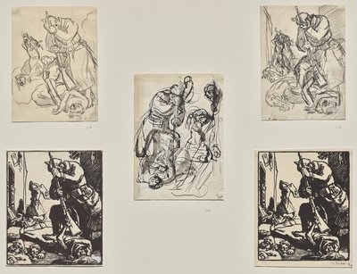 ドイツ兵 作： Auguste Louis Lepère