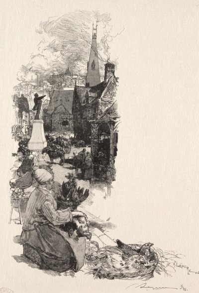 偉人の像 作： Auguste Louis Lepère
