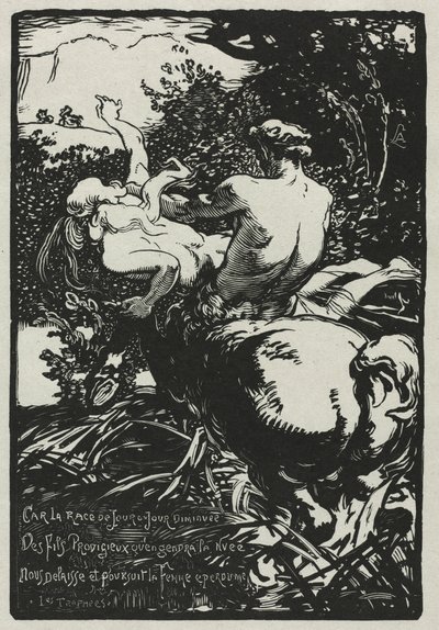 ケンタウロス 作： Auguste Louis Lepère