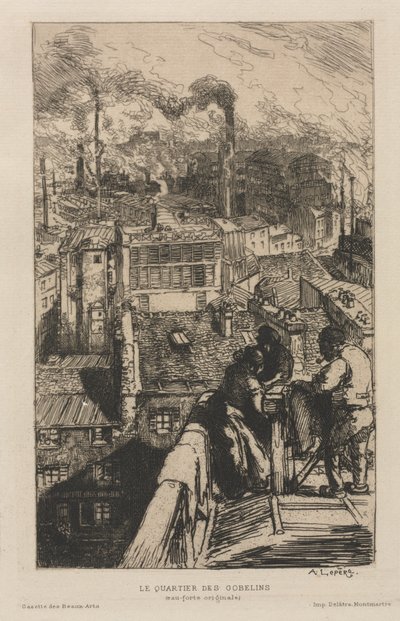 ゴブラン地区 作： Auguste Louis Lepère