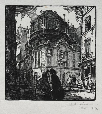 ホテルコルベールの景色。 作： Auguste Louis Lepère
