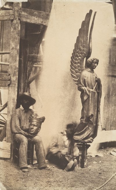 [情熱の天使、サント・シャペル、パリ]、1853-1854。 作： Auguste Mestral
