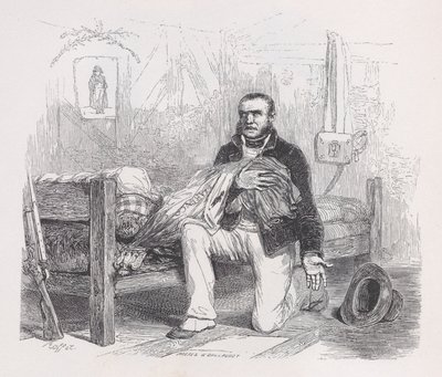 ベランジェ全集の古い旗、1836年。作成者：オーギュスト・ラフェ、ラコステ、ウジェーヌ・ギヨーモ。 作： Auguste Raffet, Lacoste, Eugène Guillaumot