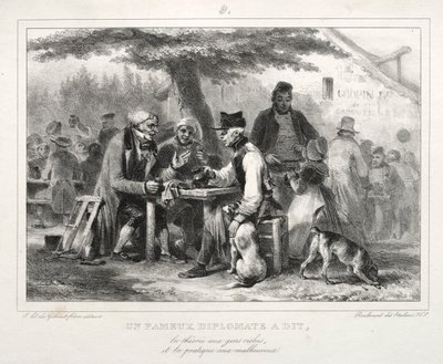 1832年のアルバム：有名でない外交官àdit ...、1832年。 作： Auguste Raffet