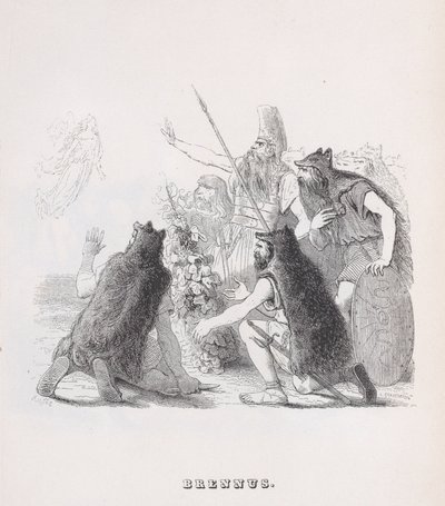 ベランジェの全作品、1836年からのブレンヌス 作： Auguste Raffet
