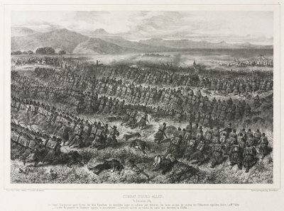 1839 年 12 月 31 日、Oued-alleg の戦い 作： Auguste Raffet