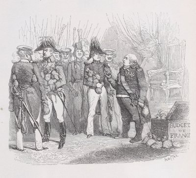 ベランジェ全集、1836年からの野蛮な神聖同盟。 作： Auguste Raffet