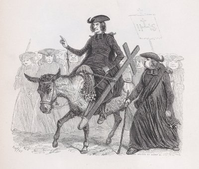 ベランジェ全集の宣教師、1836年。 作： Auguste Raffet