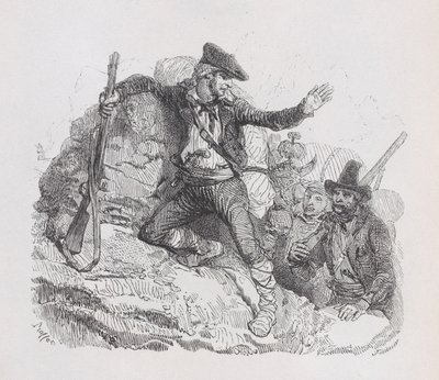 ベランジェの全作品、1836年からの密輸業者 作： Auguste Raffet