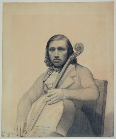 Francois George-Hainl 1807-1873、1839年の肖像。 作： Auguste René Flandrin