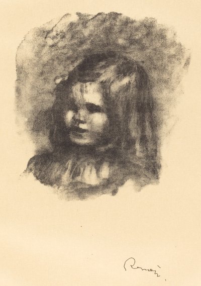 クロード・ルノワール、左折 作： Auguste Renoir