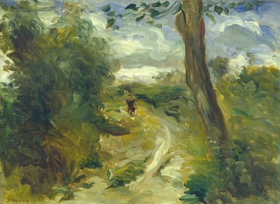 嵐の間の風景 作： Auguste Renoir