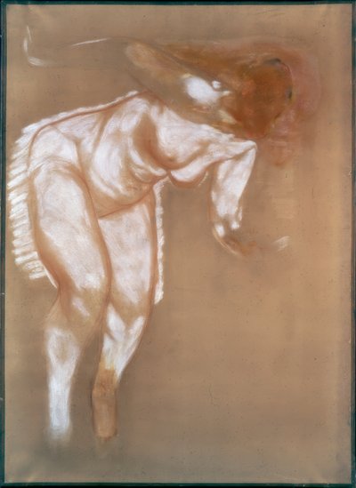 座ったヌードの習作 作： Auguste Renoir