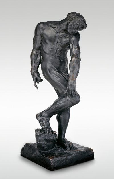 アダム、1881 年にモデル化、1924 年頃に鋳造。 作： Auguste Rodin
