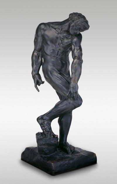 アダム、モデル化されたc.1881 作： Auguste Rodin