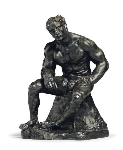 アメリカの運動選手;アスリート・アメリカイン、1901; c。 1927-1935 作： Auguste Rodin