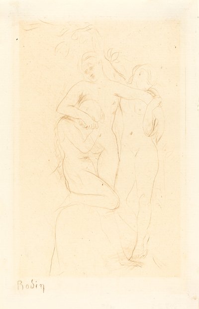 煉獄の魂、1893年。 作： Auguste Rodin