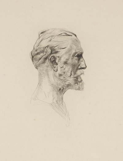 アントナン・プルースト、1884年頃（エッチング） 作： Auguste Rodin